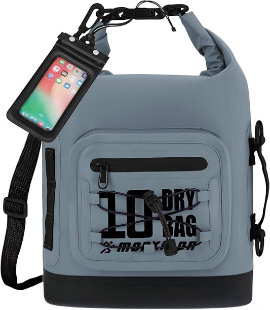 MORXPLOR Dry Bag Waterproof,5L/10L/20L/30L/40L/55L Roll Top Dry Bag Backpack with WaterProof Phone Case for Swim,Kayak by MORXPLOR