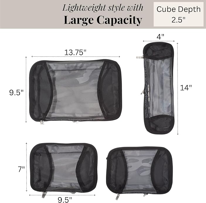 Baggallini Compression Cube 4-piece Set - Image 4