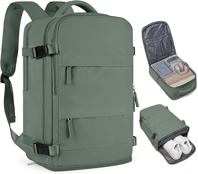 coofay Large Travel Backpack For Women Men Airline Approved Carry On Backpack Flight Approved Waterproof Sports Luggage Backpack Casual Daypack Small Hiking Backpack by coofay