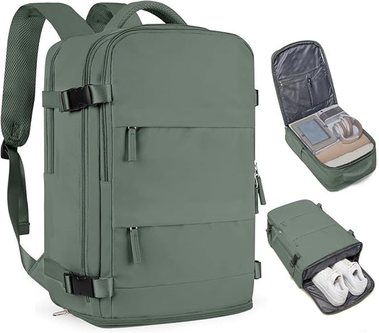 coofay Large Travel Backpack For Women Men Airline Approved Carry On Backpack Flight Approved Waterproof Sports Luggage Backpack Casual Daypack Small Hiking Backpack by coofay