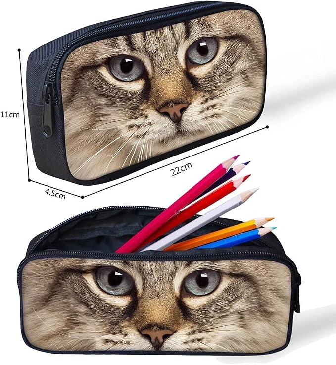 AFPANQZ Kids Backpack 3 Pieces Set Large Capacity School Bags with Heat Insulated Lunch Bags Small Pencil Bags 3 Pack - Image 7