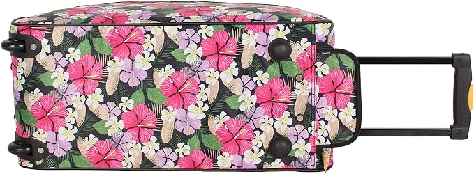 LUCAS Designer Carry On Luggage Collection - Lightweight Pattern 22 Inch Duffel Bag- Weekender Overnight (Tropic, 22in) - Image 3