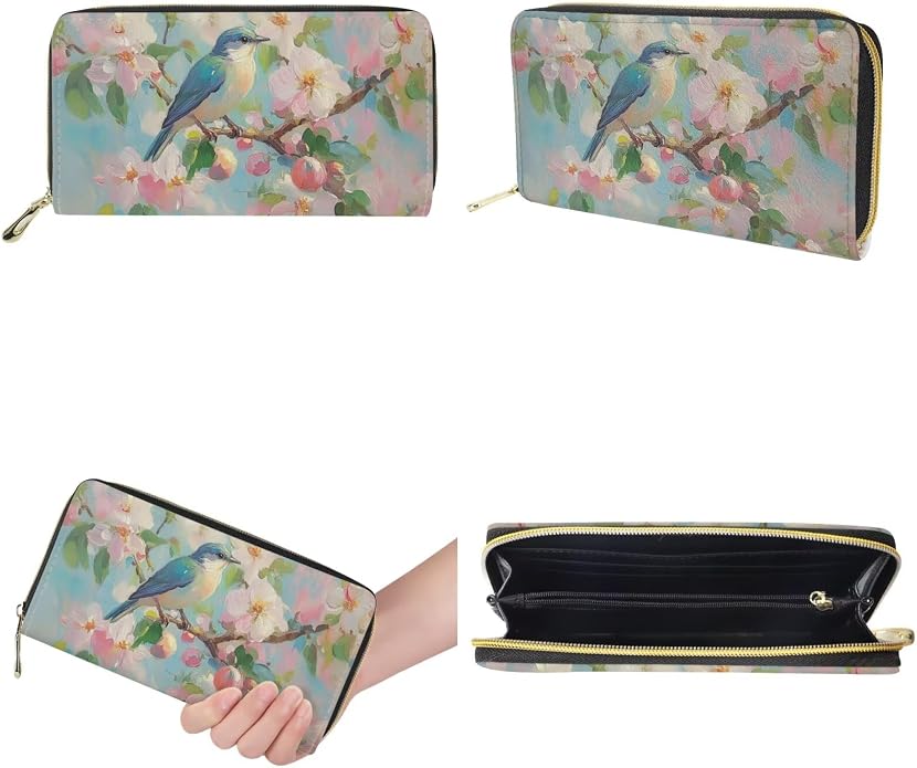 GIFTPUZZ Women Tote Bag Women Wallet Portable Cosmetic Bag for Women Bag Set 3 Pack PU Leather Bags with Zipper - Image 7