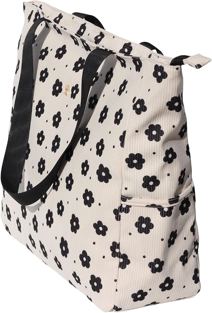 ESVAN LARGE BEACH BAG Water Resistant Lightweight 20 inch Women Oversize Tote Bag for Gym Beach Travel Pool Yoga Nurse - Image 8