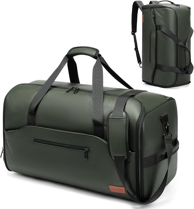 Garment Bags for Travel,45L Carry on Convertible Garment Duffle bag for Men Women - 3 in 1 Hanging Suit Travel Bag with Shoulder Strap by Moulyan