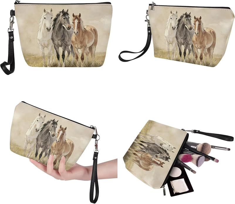 GIFTPUZZ Women Tote Bag Women Wallet Portable Cosmetic Bag for Women Bag Set 3 Pack PU Leather Bags with Zipper - Image 6