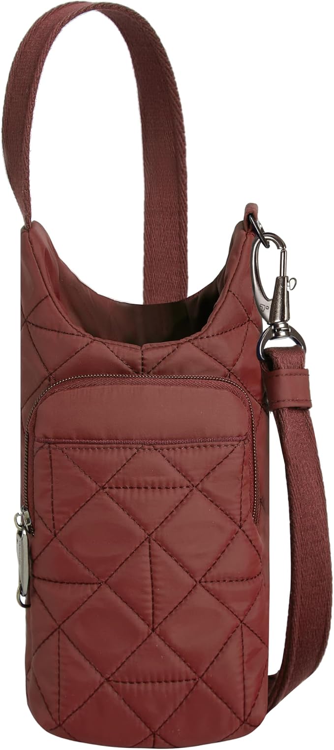 Travelon Anti-Theft Boho Insulated Water Bottle Tote by Travelon
