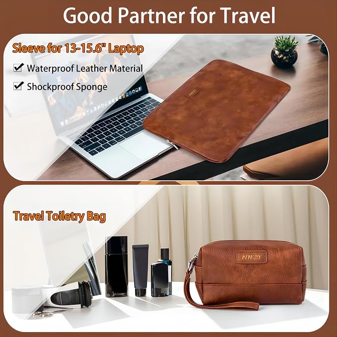 Garment Bag for Travel, Convertible Carry on Garment Duffel Bag for Men 3Pcs Weekender Bag 2 in 1 Hanging Suitcase Suit Bag - Image 3