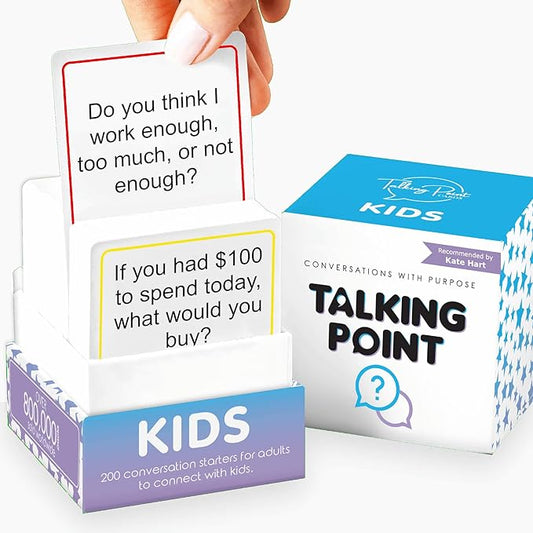 200 Kids Conversation Cards - Help Kids Put Down Tablets and Phones - Get Children to Enjoy Talking and Listening - Great for Car Rides and Family Dinners - A New Way to Express Themselves