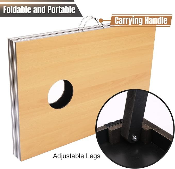 Cornhole Set 4x2 and 3X2 Regulation Size Corn Holes Sets with Carrying Bags & 8 Bean Bags Cornhole Boards Bean Toss Games for Adults Family Outdoor Beach Lawn Outside Backyard Games - Image 5