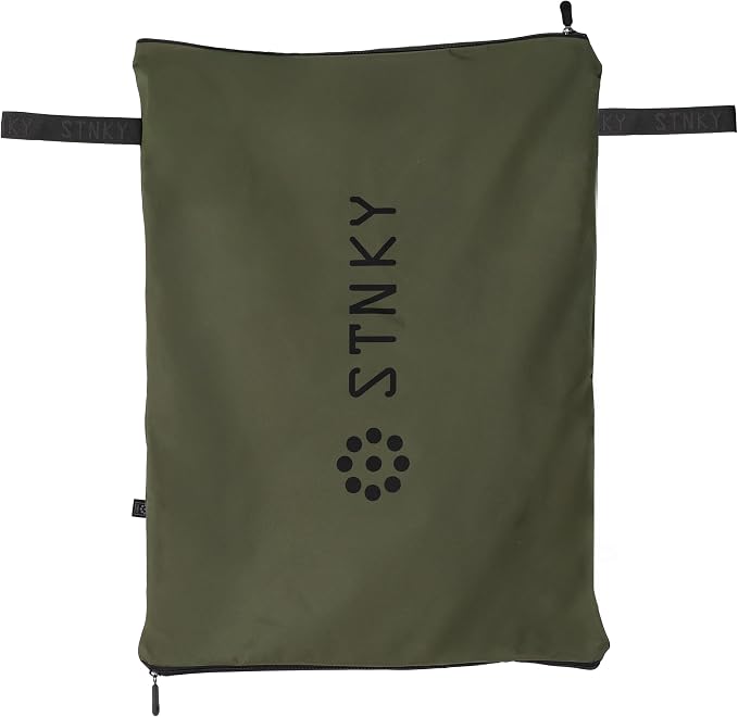 STNKY Bag Pro - Laundry Bags With Zips, Handles and Internal Mesh Bag for Travel, Yoga, Healthcare, Gym Kit, Laundry (XL, Forest Green) - Image 3