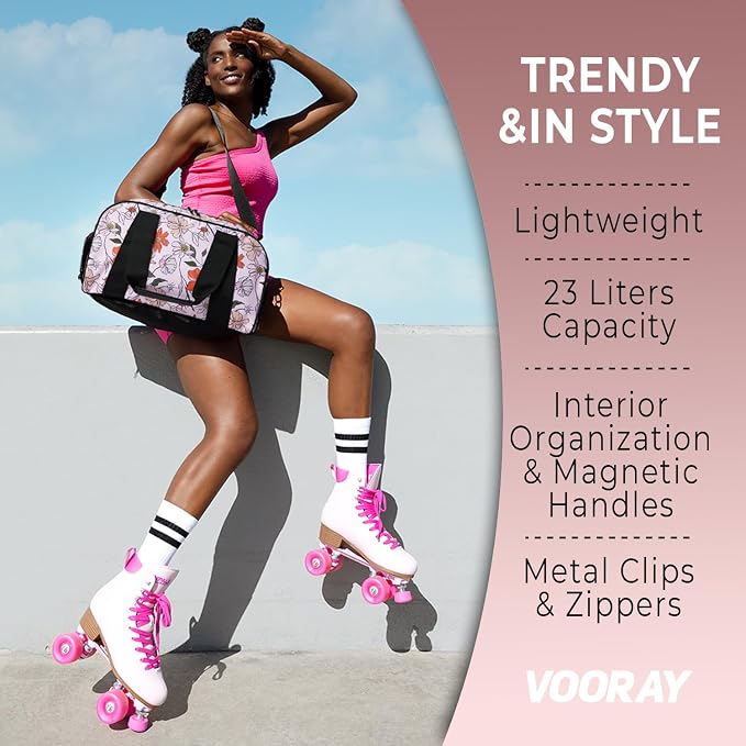 Vooray Burner Duffel Bag - 23L Small Gym Bag for Women and Men with Shoe Compartment, Lightweight Travel Duffel for Training, Sports, Overnight Use - Image 7
