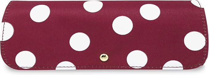kate spade new york Travel Jewelry Roll, Julie Dot | Fabric Jewelry Case Organizer for Women, Cute Jewelry Organization Holds Necklaces, Rings, Bracelets with Zipper Pocket - Image 3