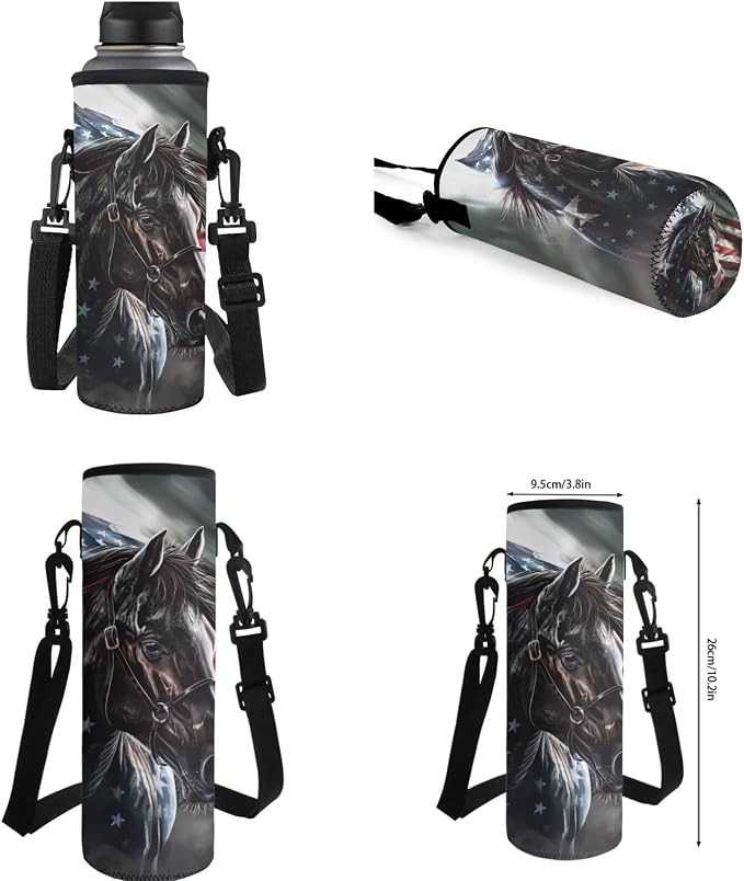 Cool Horse Backpack with Lunch Bag for Boys School Backpack for Kids Cool Animal School Bag for Preschool Primary Kindergarten Boys 4 in 1 School Bag Set fot Boys 6-11 Kids Travel 17 inch - Image 6
