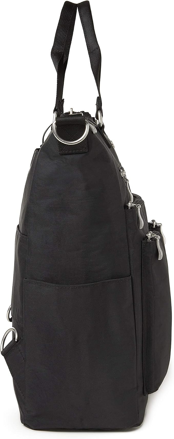Baggallini All Set 3 in 1 Tote Backpack - 15"x10.5" Lightweight Travel Bag w/RFID Phone Wristlet - Image 8