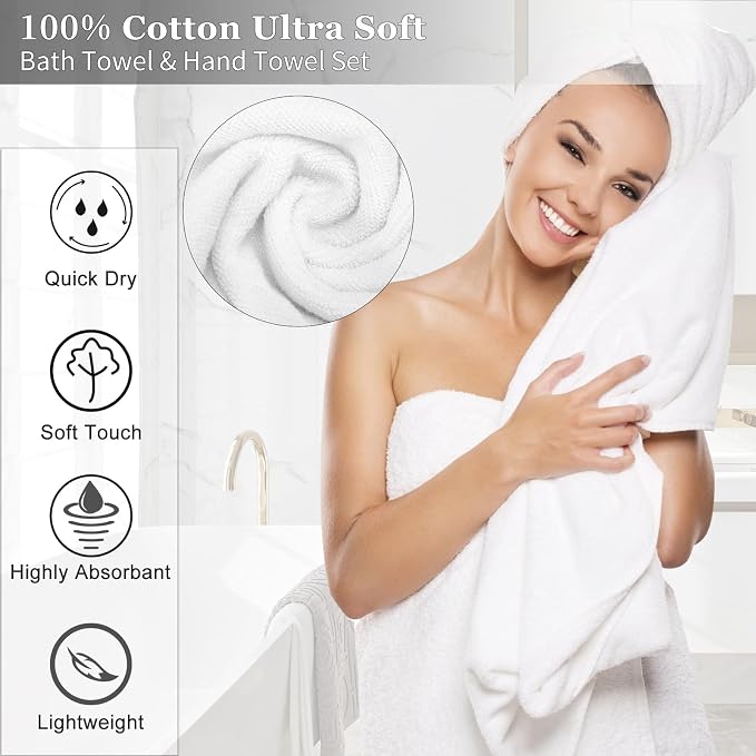 34PCS Bathroom Accessories Set with Shower Curtain,Rugs,Bath Towel,Trash Can,3PCS Lotion Soap Dispenser, Toothbrush Holder, Soap Dish,Tumbler Cup,6PCS Wood Tags Bath Accessories with Tray for Bathroom - Image 4