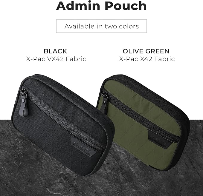 ALPAKA Admin Pouch EDC Organizer Tool Pouch Black X-Pac X42 | Smooth Zipper, Weatherproof Storage for Electronics, Cables, Travel Accessories - Image 5