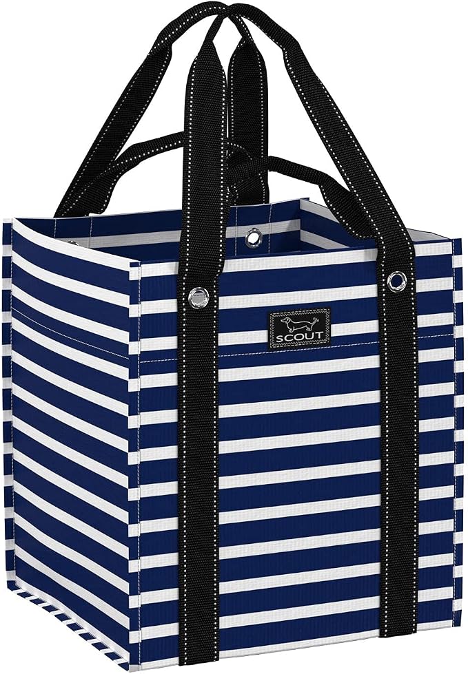 SCOUT Bagette Market Tote, Large Reusable Grocery Bag with Burst-Proof Bottom by SCOUT