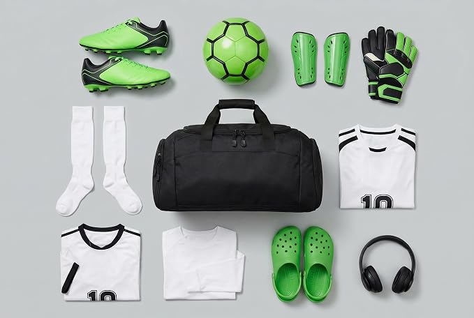 Personalized Soccer Duffel Bag with Shoe Compartment – Custom Name Sports Bag for Boys & Girls – Soccer Practice & Travel Gear Bag - Image 4