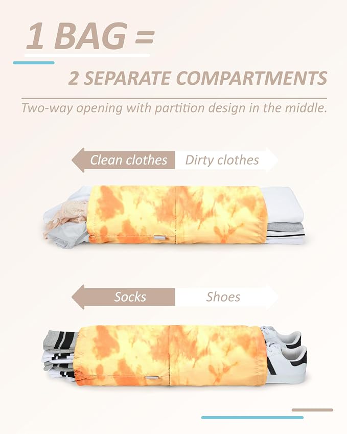 BAGSMART 6 Set /4 Set/2 Set Compression Packing Cubes for Travel, Lightweight Luggage Organizer Bags, Durable Space Saver Bags Travel Essentials - Image 5