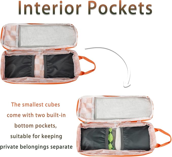 7 Pcs Compression Packing Cubes for Travel Luggage, Lightweight Suitcase Organizer Bags Set, Compression Packaging Cube for Travel Essentials, Packing Cubes for Carry on Suitcase - Image 5