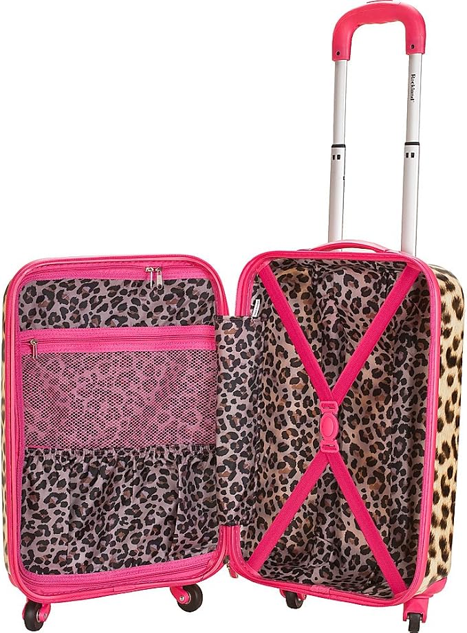 Rockland Safari Hardside Spinner Wheel Luggage, CAMO, Carry-On 20" - Image 2