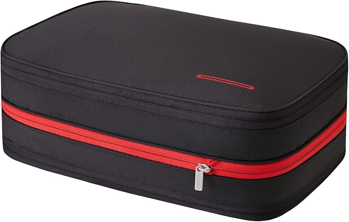 Bee Nesting 15L Compression Packing Cubes for Travel, 4-Layer Luggage Organizer with Shoe Compartment & Wet Dry Separation, Expandable Space Saver Travel Bag for Suitcase and Backpack by BeeNesting