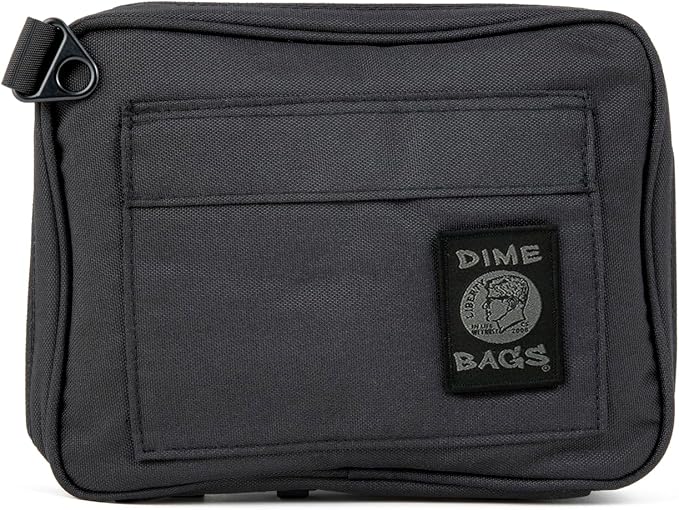 DIME BAGS Lockable Odor Sealing Padded Pouch, 3-Digit Combo Lock & Hidden Storage Pocket, Carbon Lined Scent Protection Boss by DIMEBAGS