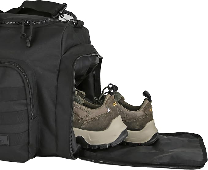 APRILBAY Super Quality 60L Large Duffel Travel Bag Luggage Foldable Bag Cargo Sport Gear Equipment Skiing Hardware Bag Heavy Duty& Durable(Black) - Image 6