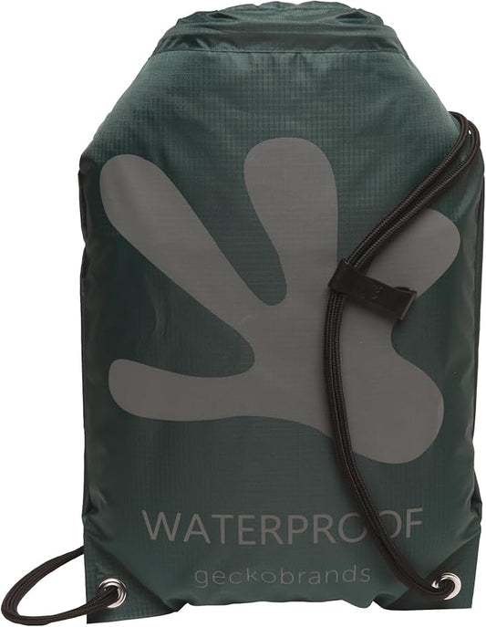geckobrands Embark 10L Drawstring Backpack – Waterproof, Lightweight Dry Bag for Beach, Hiking, and Light Water Activities by geckobrands