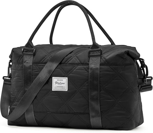 Travel Duffel Bag, Carry On Overnight Weekender Bags for Women | Travel Bag with Wet Pocket & Trolley Sleeve, For Spirit Airlines 18x14x8 Personal Item Bag by HYC00