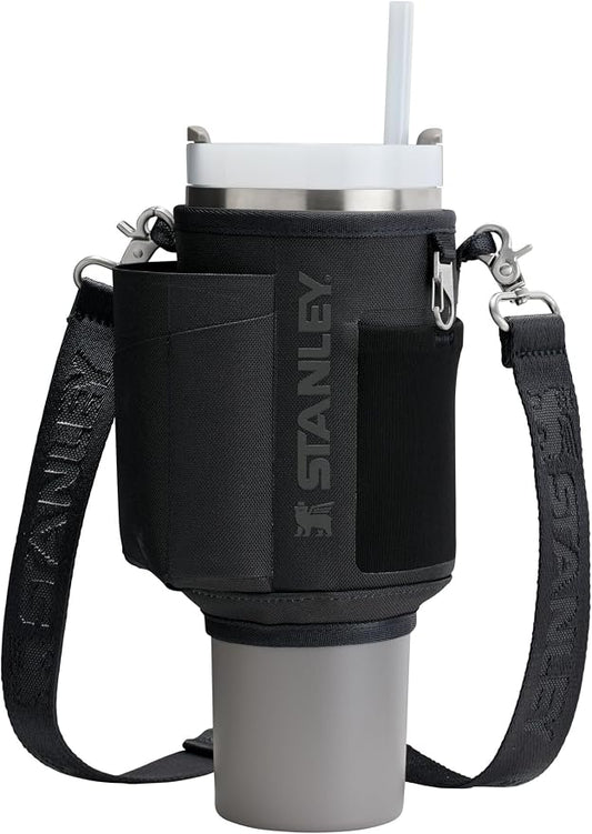 STANLEY All Day Quencher Carry All for 40 oz Tumbler with Handle | Crossbody Bag with Phone Holder Pocket, Card Sleeve & Detachable Strap | Water Bottle Carrier Bag | BPA-Free | Black by Unknown