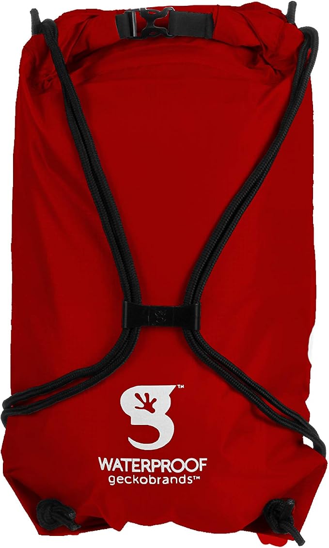 geckobrands Embark 10L Drawstring Backpack – Waterproof, Lightweight Dry Bag for Beach, Hiking, and Light Water Activities - Image 2