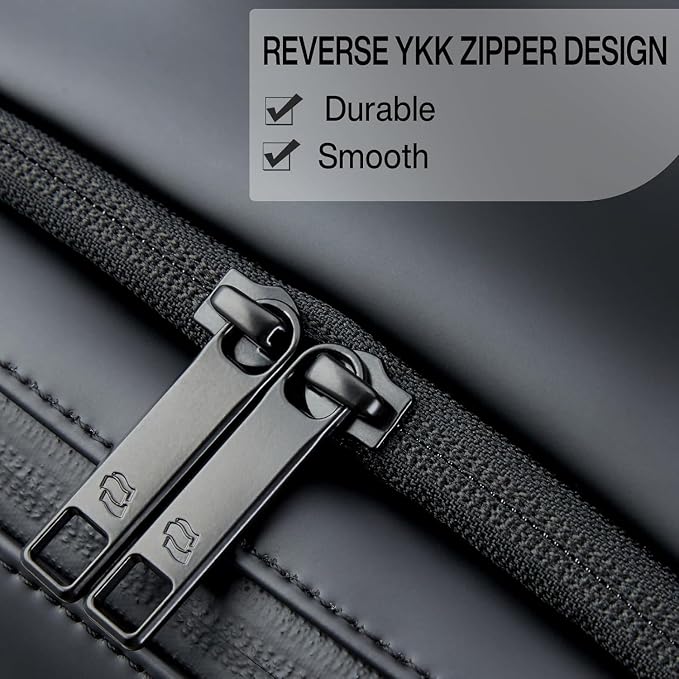 Hanke Carry on Backpack Travel Laptop Backpack for Men & Women, Durable Rucksack Weekender Bag Daypack(Graphite Black) - Image 5