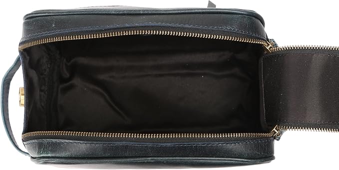 KomalC Travel Toiletry Bag – Premium Leather Dopp Kit for Men & Women with Water-Resistant Lining & Spacious Zippered Organizer - Image 7