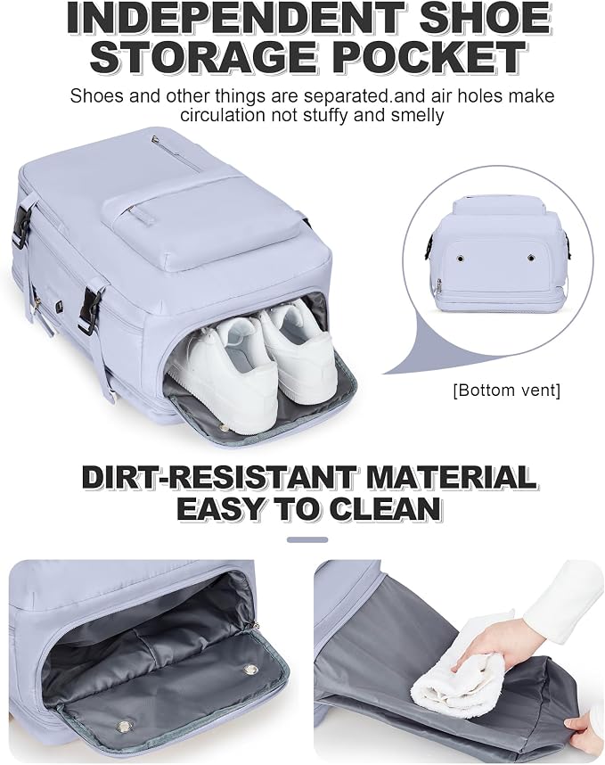 VGCUB Vacuum Backpack Travel with Pump, Vacuum Seal Compression Bags Laptop Backpack Personal Item - Image 6