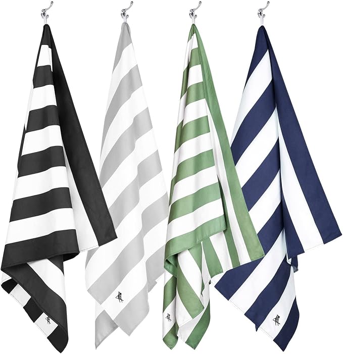 Dock & Bay Beach Towel - Quick Dry, Sand Free - Compact, Lightweight - 100% Recycled - Includes Bag - Cabana - Cayman Khaki - Extra Large (200x90cm, 78x35) - Image 7