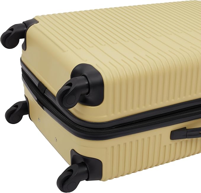 kensie Women's Hillsboro Luggage & Travel Bags Set, Dried Moss, 4 Piece Set - Image 8