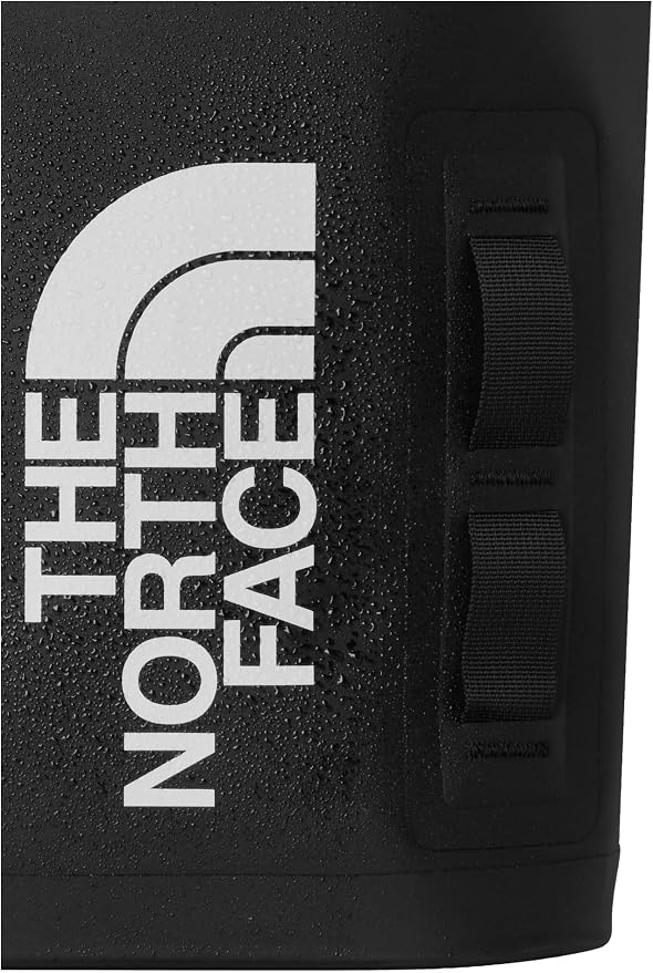 The North Face Base Camp Dry Bag - Roll-Top Waterproof Stuff Sack, Ideal for Camping Gear & Kayak Accessories, TNF Black/TNF White, 12 Liters | Roll-Top Waterproof Stuff Sack, Ideal for Camping Gear & Kayak Accessories - Image 4