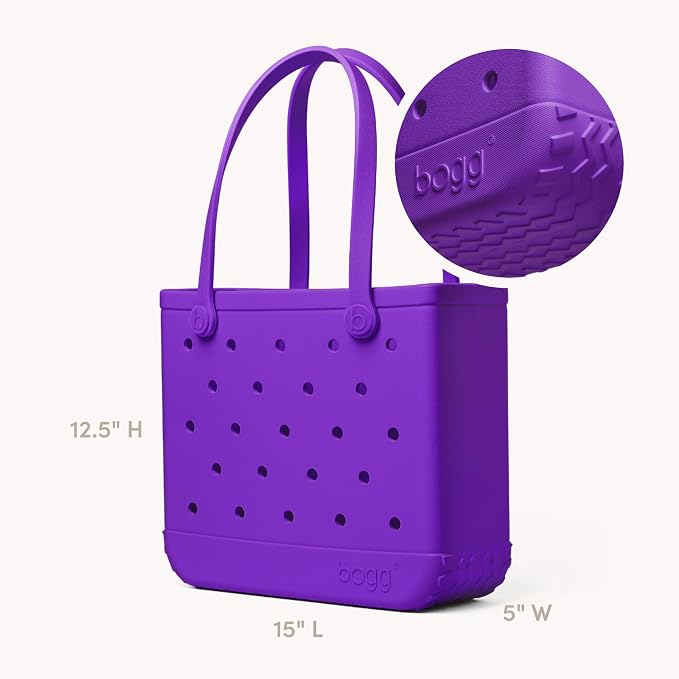 BOGG BAG Medium Tote – 15” x 12.5” x 5” – Durable, Washable, Tip-proof – Beach, Pool, Boat, Work, Sports - Image 3