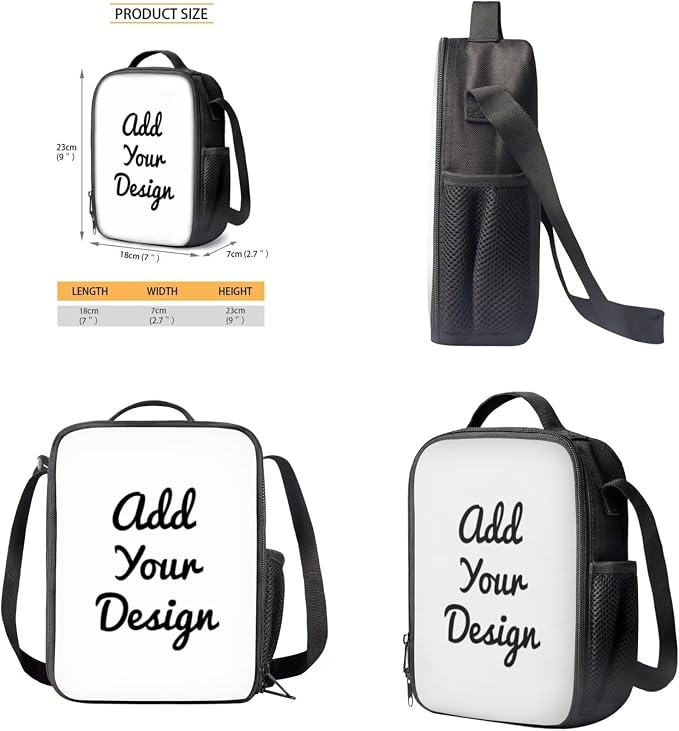 GIFTPUZZ Custom Deer Backpack 17 Inch Set Boys 6-8 | Personalized Name, 4-in-1 School Set, Lightweight Bookbag, Adjustable Straps, Lunch Box - Image 6