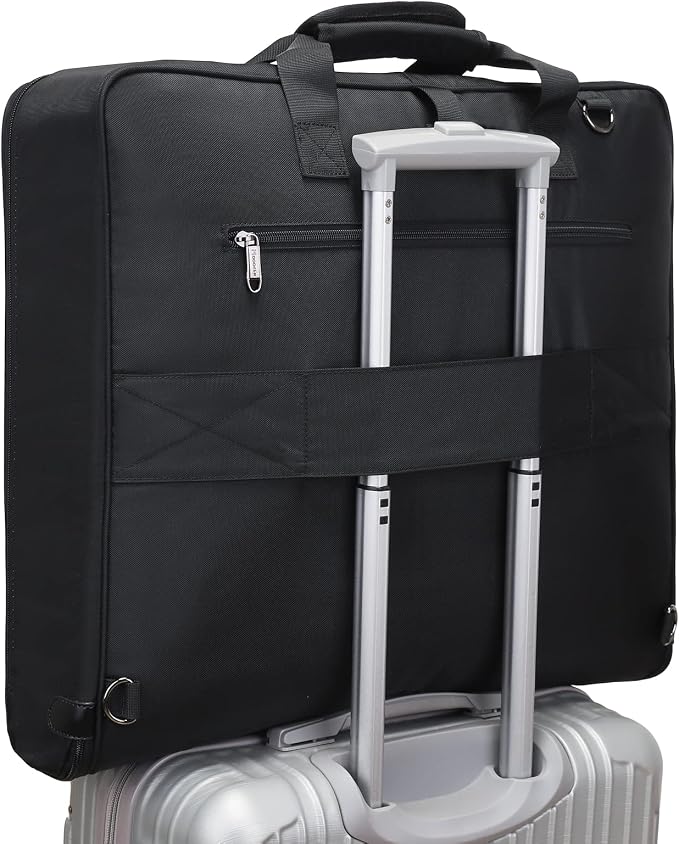Modoker Carry On Garment Bags for Travel Hanging Clothes Suit Bag Luggage Organizer, Foldable Suit Carrier Gift for Men Women - Image 6