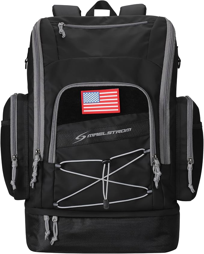 Maelstrom Waterproof Swim Backpack, Gear Sports Bag With Shoe Compartment | 35l Capacity, Durable Polyester, Ergonomic Back Padding, Lightweight. Ideal For Swimming, Snorkeling, Kayaking, Gym, Travel by Maelstrom
