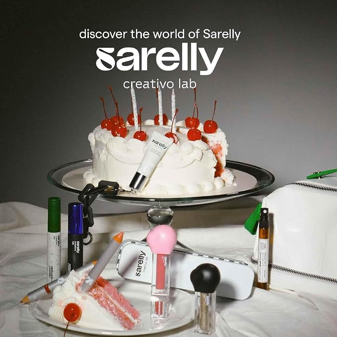 SARELLY | Vegan Leather Makeup Bag | Perfect for Makeup Brushes | Multi-compartments | White - Image 8
