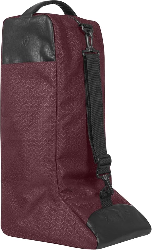 Kerrits EQ Boot Bag Burgundy Chevron Bits Size: One Size by KERRITS