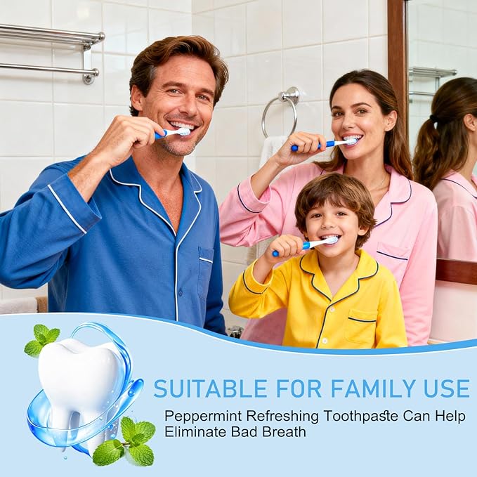 0.28 oz Small Travel Size Toothpast Bulk - Pack of 30,Disposable Mint Flavor 0.8x3.14 inches Single Use Mini Toothpaste for Hotel,Camping,Homeless,Charity,Guests,Office,Vacation