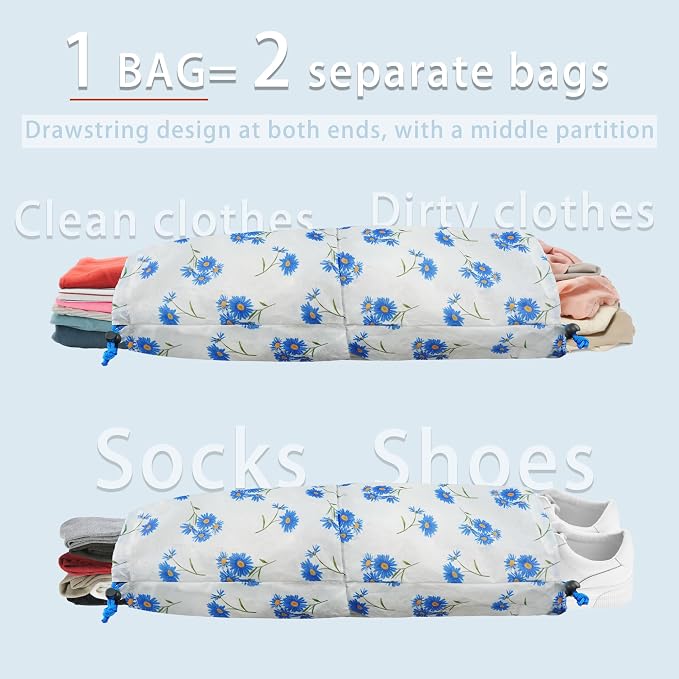 7 Pcs Compression Packing Cubes for Travel Luggage, Lightweight Suitcase Organizer Bags Set, Compression Packaging Cube for Travel Essentials, Packing Cubes for Carry on Suitcase - Image 6