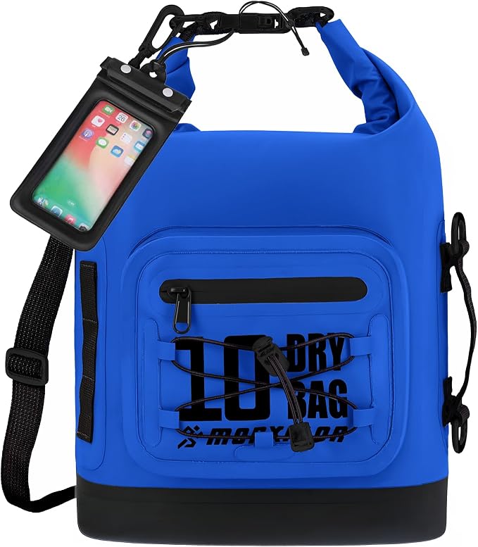 MORXPLOR Dry Bag Waterproof,5L/10L/20L/30L/40L/55L Roll Top Dry Bag Backpack with WaterProof Phone Case for Swim,Kayak by MORXPLOR