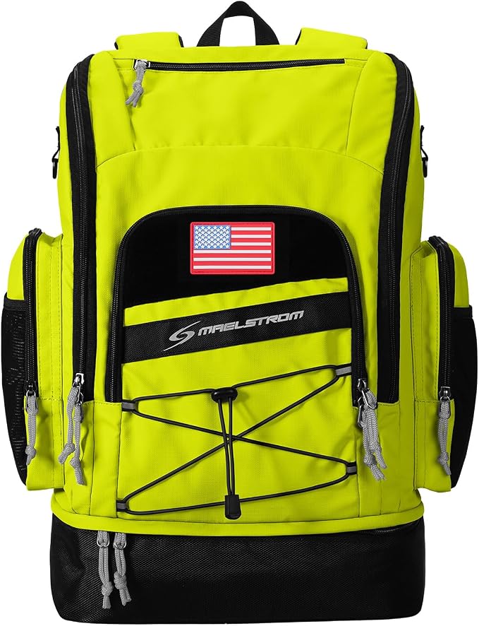Maelstrom Waterproof Swim Backpack, Gear Sports Bag With Shoe Compartment | 35l Capacity, Durable Polyester, Ergonomic Back Padding, Lightweight. Ideal For Swimming, Snorkeling, Kayaking, Gym, Travel by Maelstrom