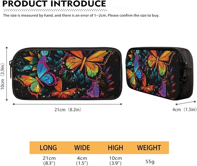 Retro Gradient Dragonfly Print Backpack Set 17 Inch Bookbag Lunch Box Pencil Case Large Capacity Travel Laptop Backpacks Fashion Rucksack Casual Daypack with Ergonomic Straps - Image 5